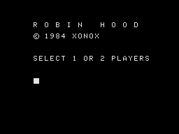 Robin Hood & Sir Lancelot title screen for Colecovision